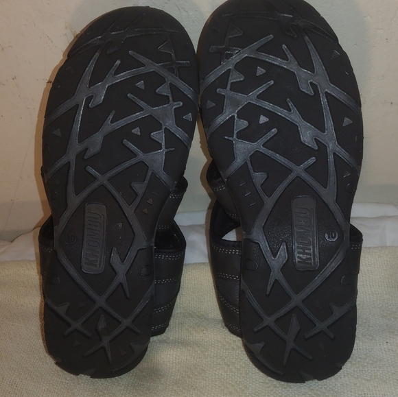NWOT Khombu Harry Sandal Men's 10 leather and man made upper Hiking - Picture 8 of 10